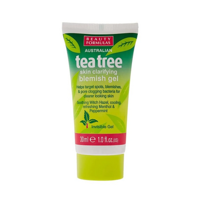 Beauty Formulas Australian Tea Tree Skin Clarifying Blemish Gel 30ml