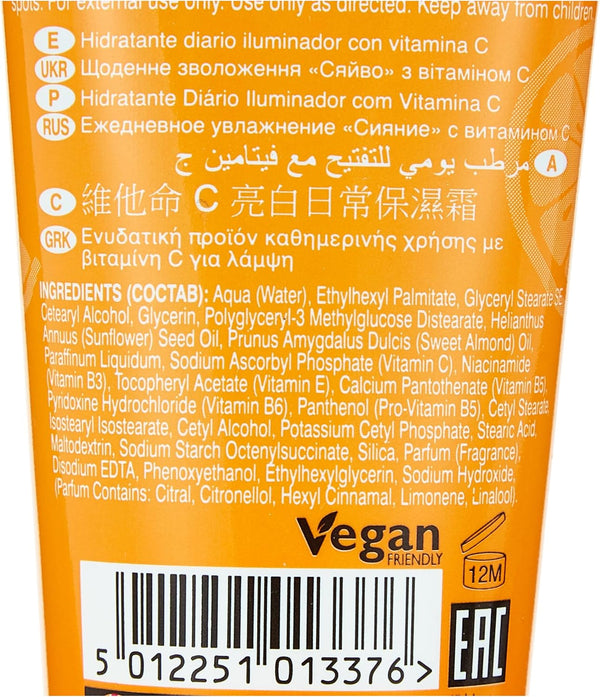 Beauty Formulas Brightening Daily Moisturiser With Vitamin C 100ml - Afro Hair Boutique
