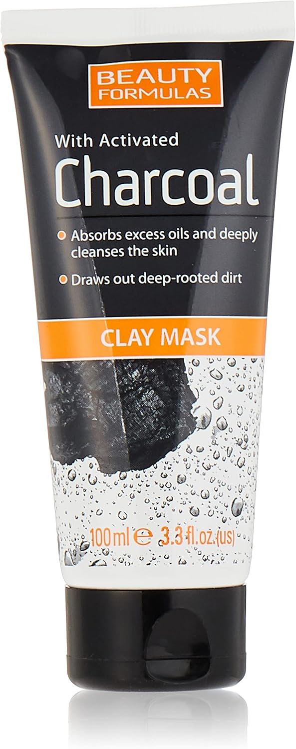 Beauty Formulas Charcoal Activated Clay Mask 100ml - Afro Hair Boutique