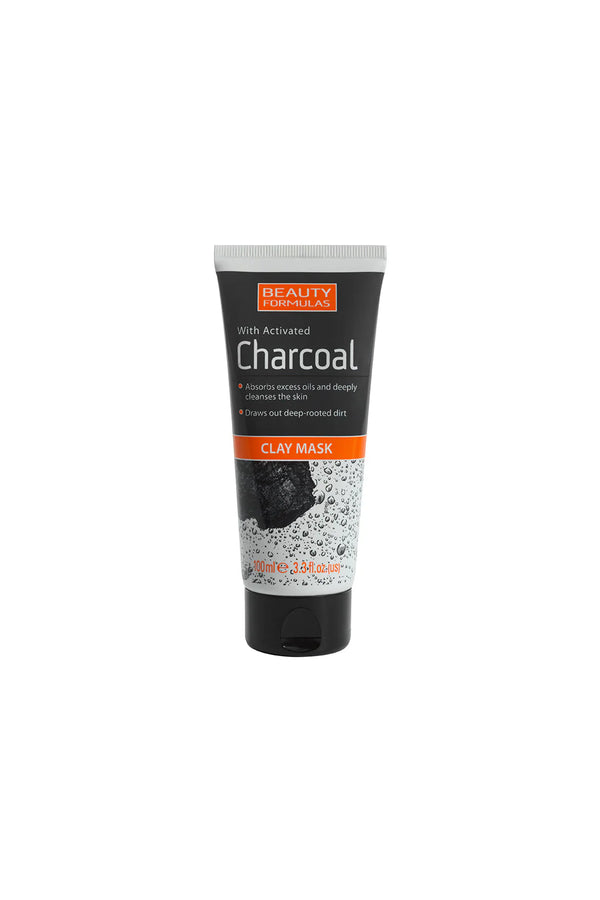 Beauty Formulas Charcoal Activated Clay Mask 100ml - Afro Hair Boutique