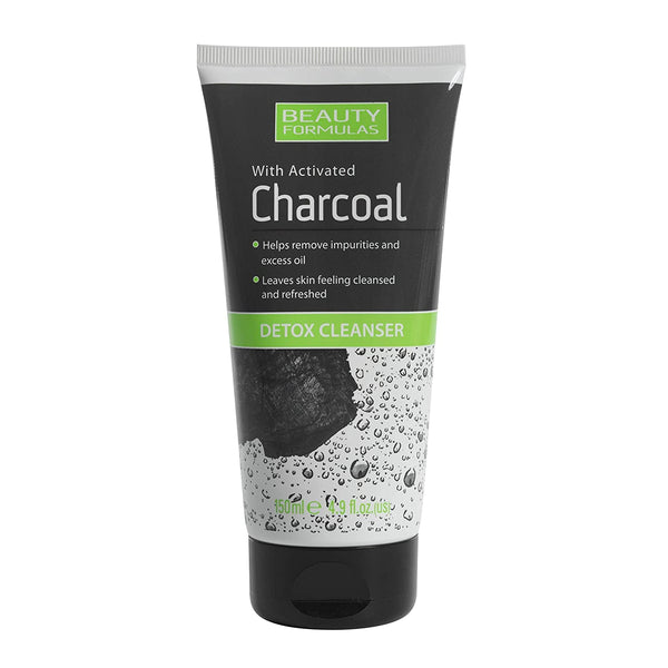 Beauty Formulas Charcoal Activated Detox Cleanser 150ml - Afro Hair Boutique