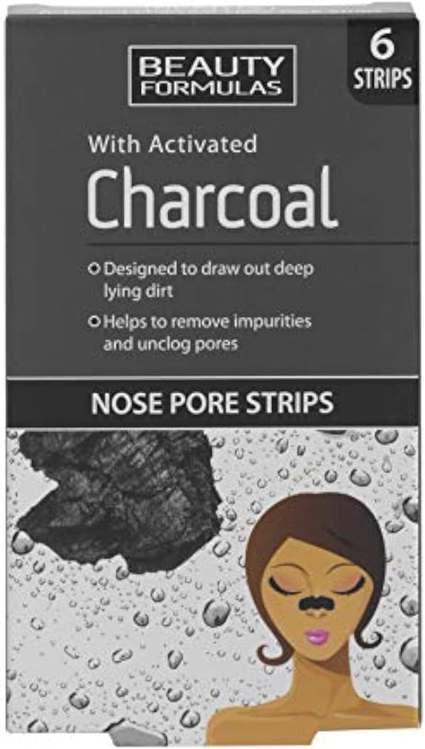 Beauty Formulas Charcoal Nose Pore Strips - Afro Hair Boutique