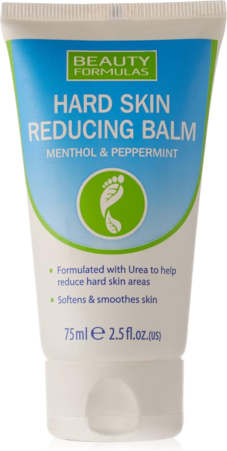 Beauty Formulas Hard Skin Reducing Balm Menthol And Peppermint 75ml