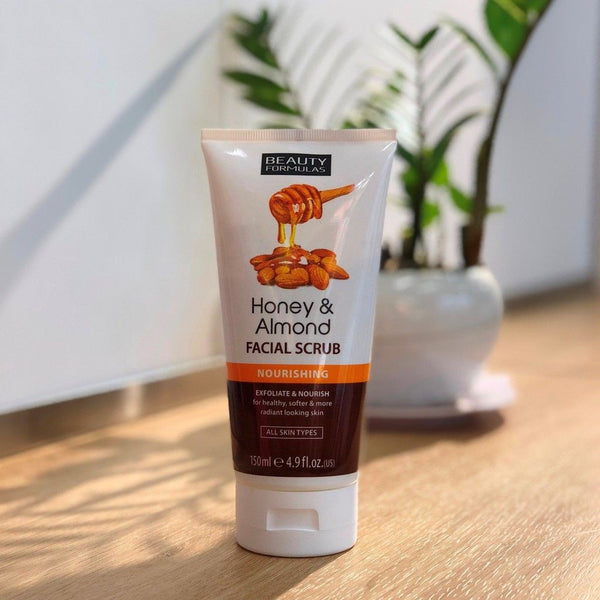 Beauty Formulas Honey And Almond Nourishing Facial Scrub 150ml - Afro Hair Boutique