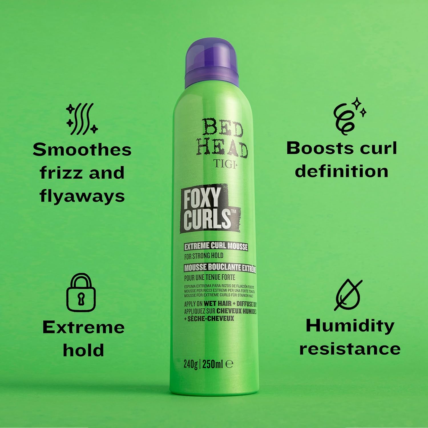 Bed Head by Tigi Foxy Curls Extreme Curl Mousse 250ml - Afro Hair Boutique