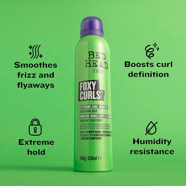Bed Head by Tigi Foxy Curls Extreme Curl Mousse 250ml - Afro Hair Boutique