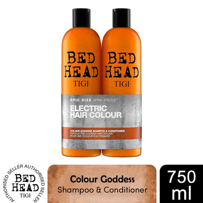 Bed Head by TIGI Color Goddess Shampoo & Conditioner for Coloured Hair Duo - 750ml