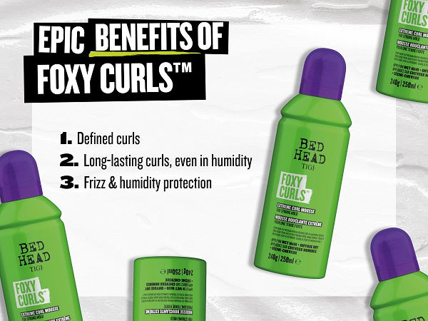Bed Head by Tigi Foxy Curls Extreme Curl Mousse 250ml - Afro Hair Boutique