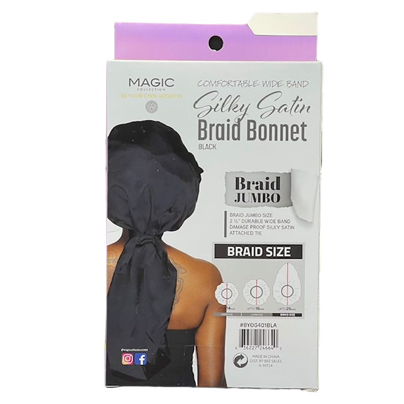 Bee Sales Magic Collection Silky Satin Braid Bonnet BYOG401BLA