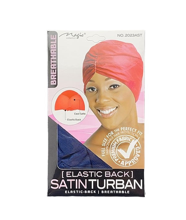 Bee Sales Magic Collection - Elastic Back Satin Turban 2023AST