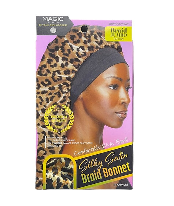 Bee Sales Magic Collection Silky Satin Braid Bonnet BYOG401PAT