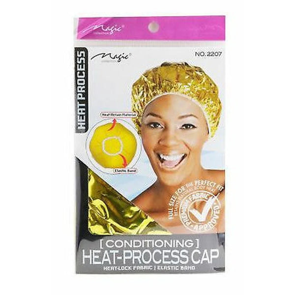 Bee Sales Magic Collection Conditioning Heat Process Cap Gold - Afro Hair Boutique