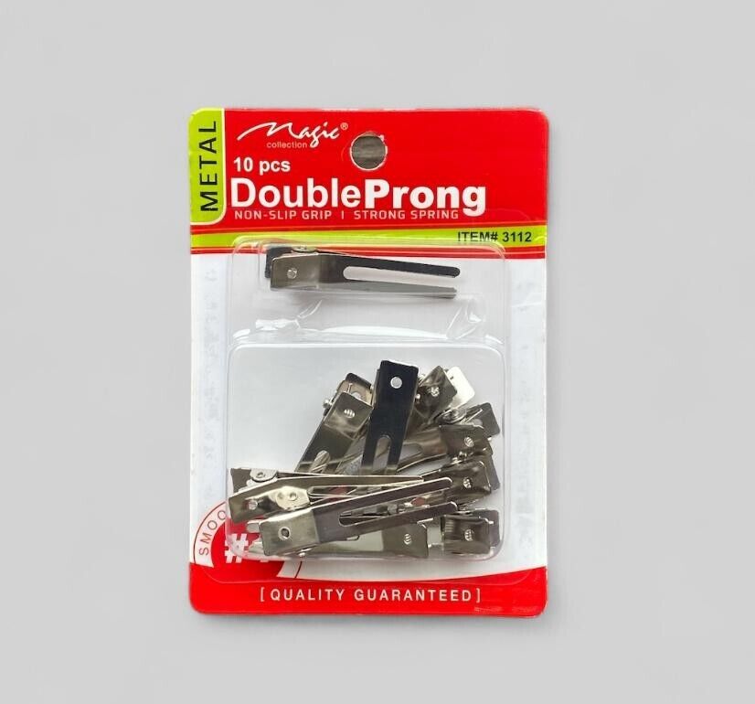 Bee Sales Magic Collection Metal Double Prong Clips 3112