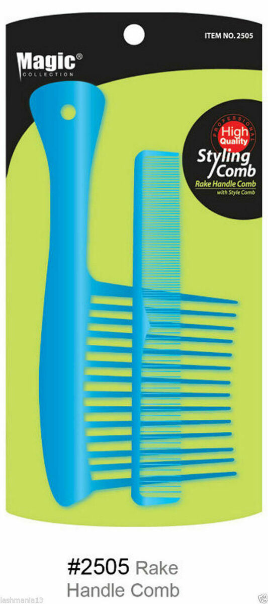 Bee Sales Magic Collection Styling Comb Rake Handle with Style Comb Purple 2505