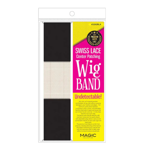 Bee Sales Magic Collection Swiss Lace Center Patching Wig Band 2292BLA