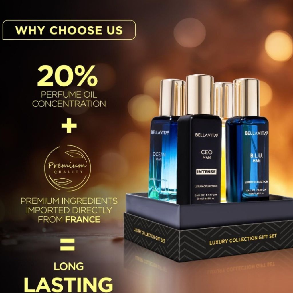 Bellavita  Luxury Collection Eau De Parfum Gift Set For Him