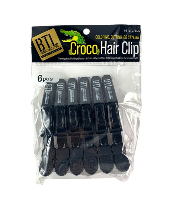 Bellissemo  BTL Croco Hair Clip BTLT07BLA