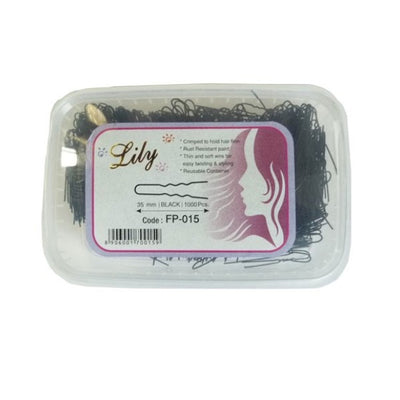 Bellissemo Lily Black Bob Pins FP 015