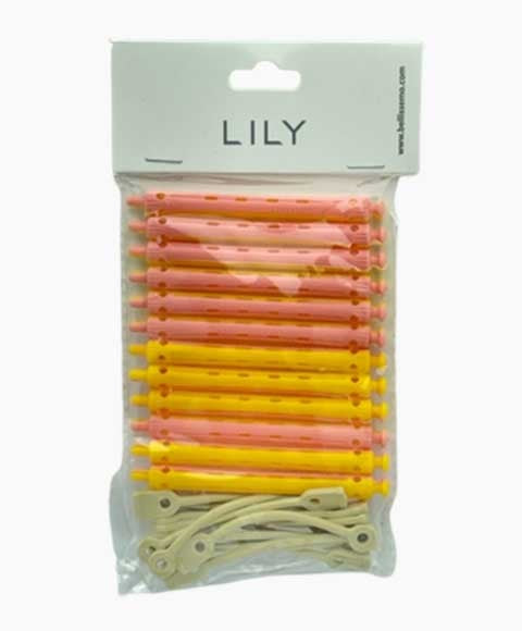 Bellissemo Lily Collection Perm Rods Yellow And Pink B4301039