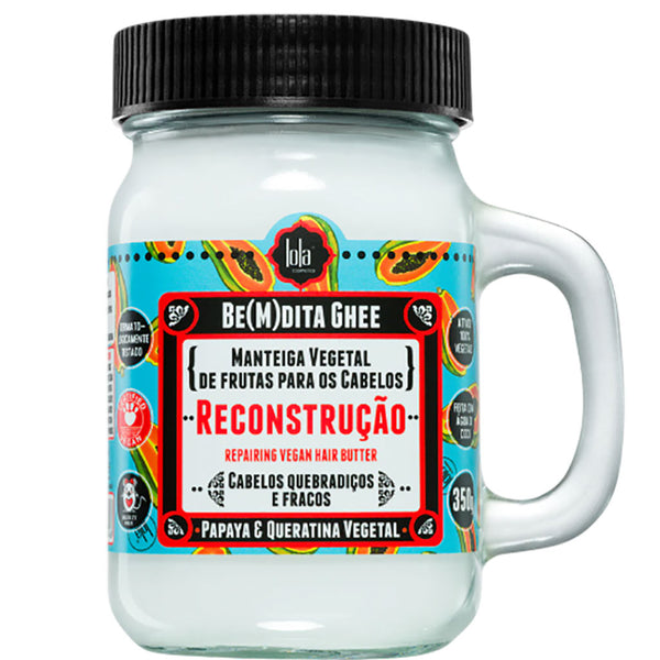 Lola Bemdita Ghee Papaya And Queratina Vegetal Repairing Vegan Hair Butter 100g / 350g - Afro Hair Boutique