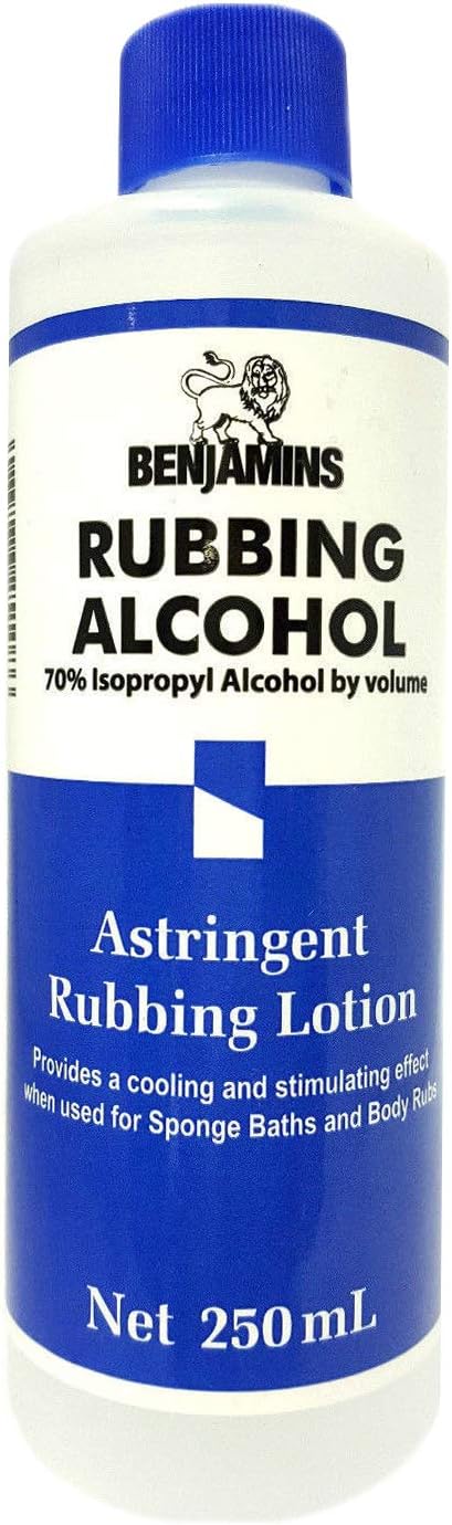Benjamins Rubbing Alcohol With Isopropyl 250ml - 500ml - Afro Hair Boutique