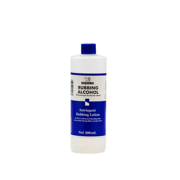 Benjamins Rubbing Alcohol With Isopropyl 250ml - 500ml - Afro Hair Boutique