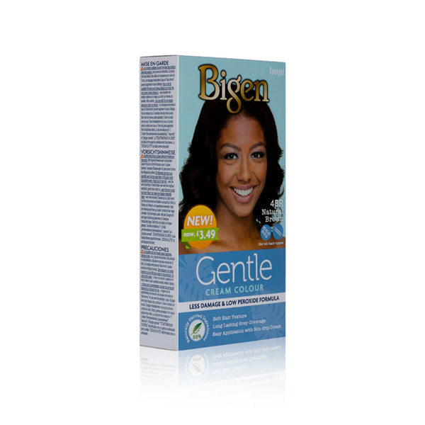 Bigen Color Gentle Cream Colour 4BR Natural Brown - Afro Hair Boutique