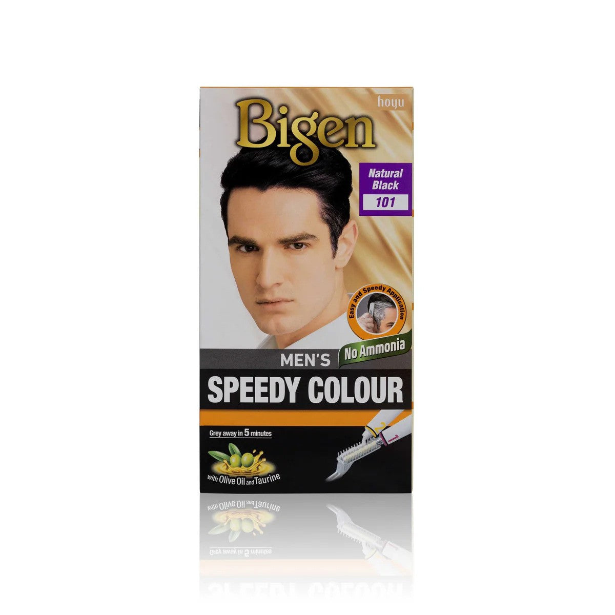 Bigen Mens Speedy Hair Dye Bigen Mens Colour Natural Black 101