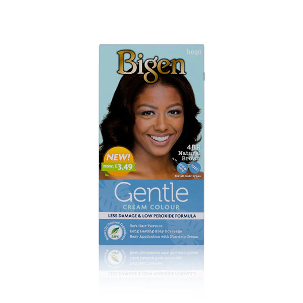Bigen Color Gentle Cream Colour 4BR Natural Brown - Afro Hair Boutique