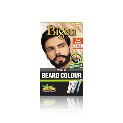 Bigen Mens Beard Colour Dark Brown B103