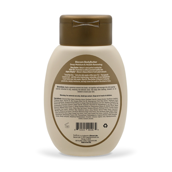 BioCare Naturally Clear Skin Body Butter With Olive Oil And Shea Butter 236ml