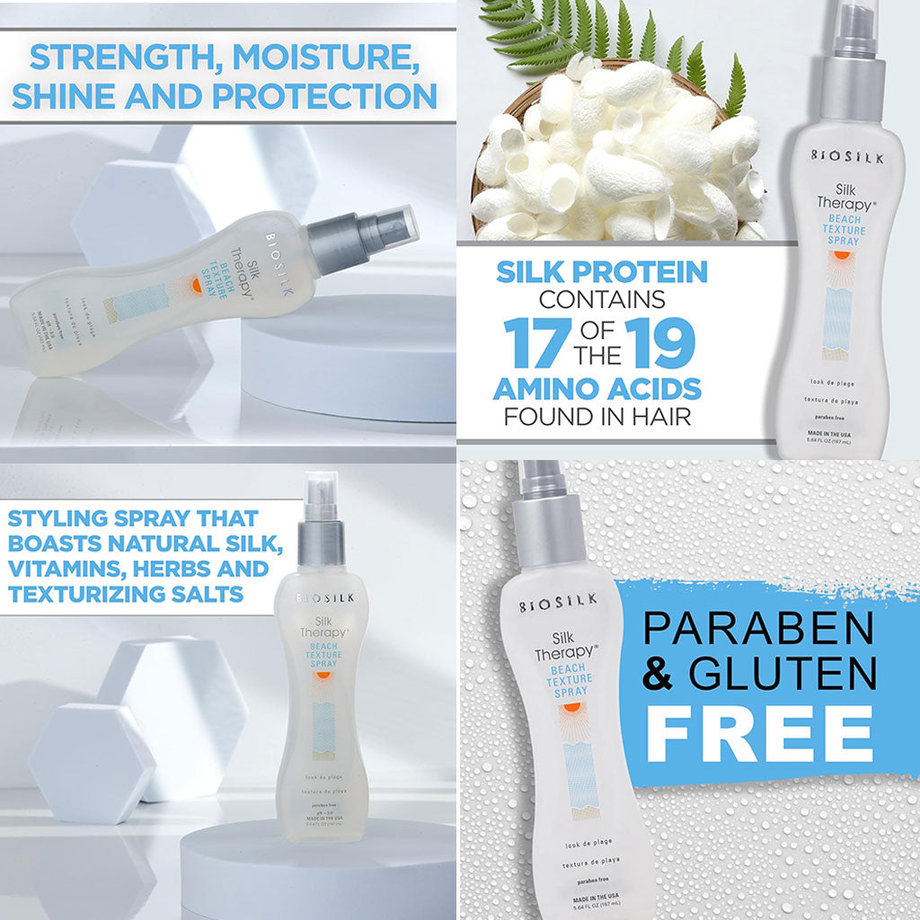 Farouk Systems Biosilk Silk Therapy Beach Texture Spray