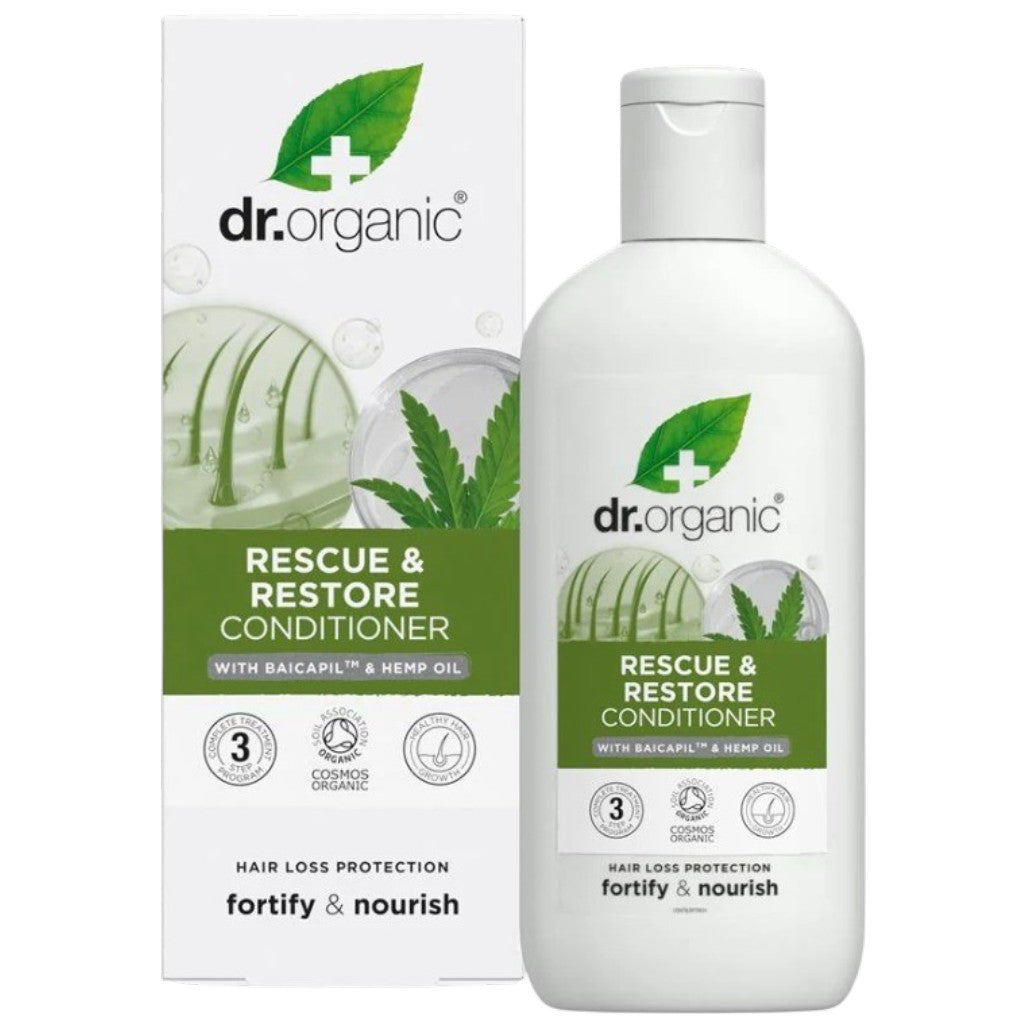 Dr Organic Bioactive Haircare Organic Hemp Oil Rescue Conditioner 265ml