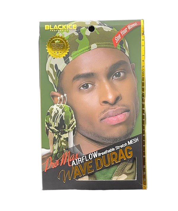 Bee Sales Blackice Professional Pro Max Airflow Mesh Wave Durag BIC301CAM