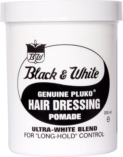 Black&White Hair Dressing Pomade for Long Hold Control Ultra White Blend 200ml