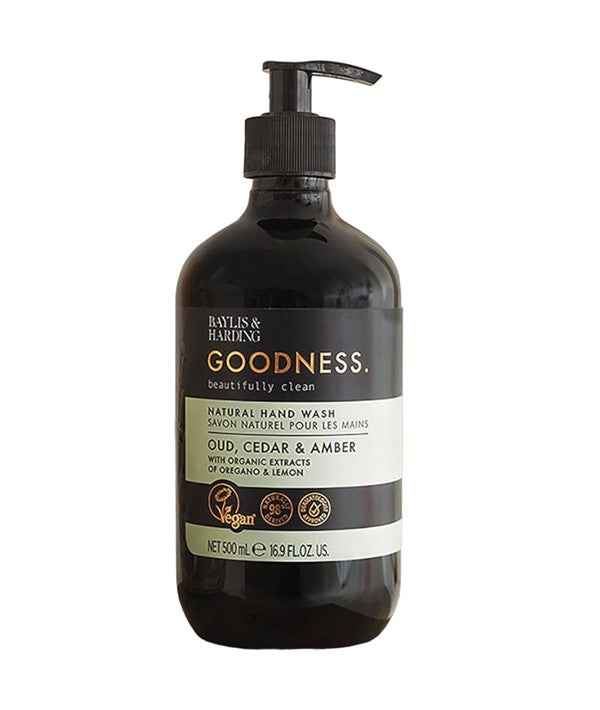 Baylis And Harding   Goodness Oud Cedar And Amber Natural Hand Wash