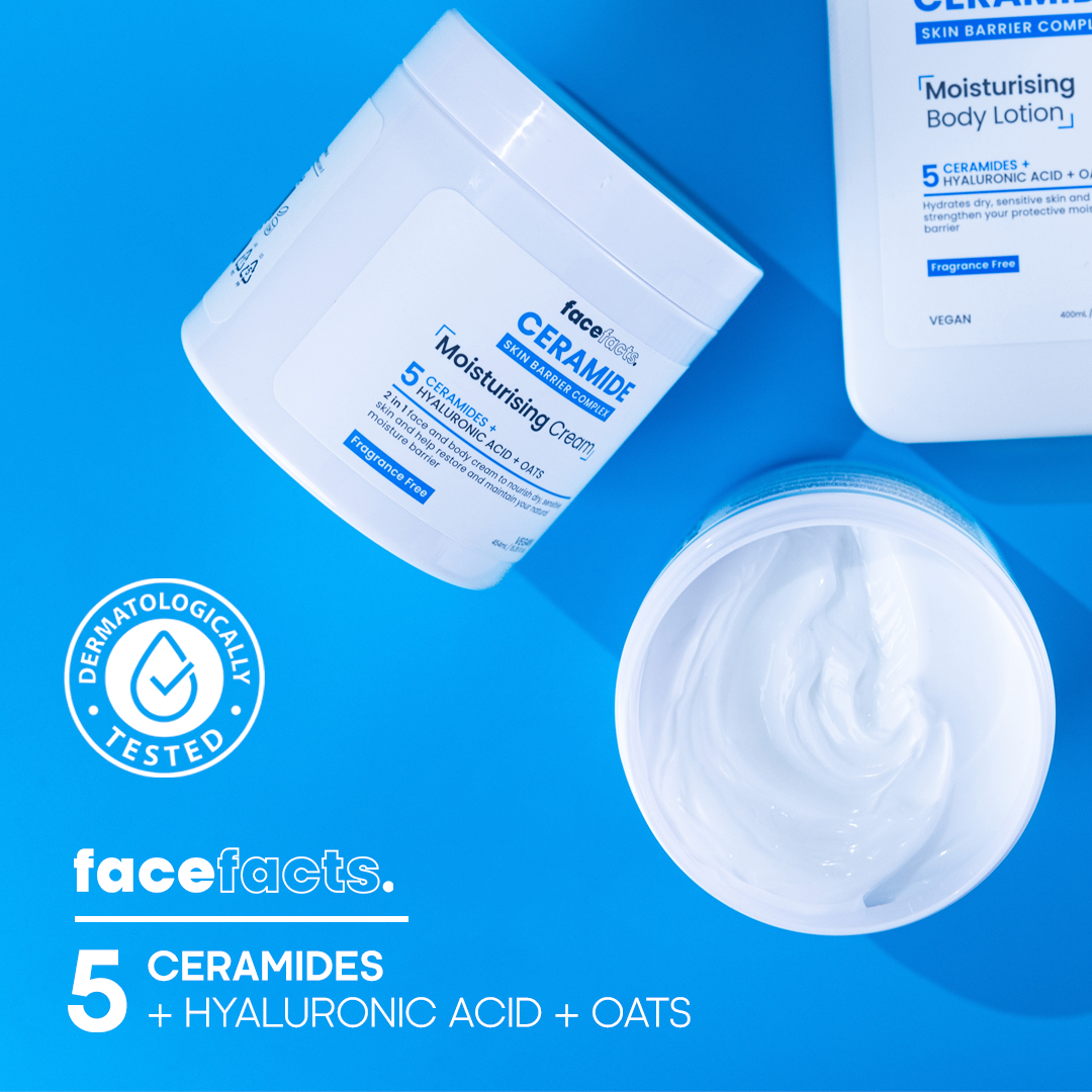 Face Facts Ceramide Skin Barrier Complex Moisturising Cream 454ml