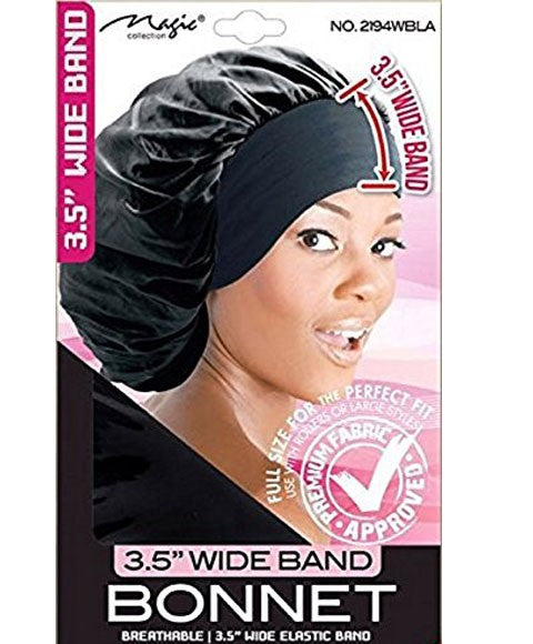 Bee Sales Wide 3.5 Band Bonnet 2194WBLA