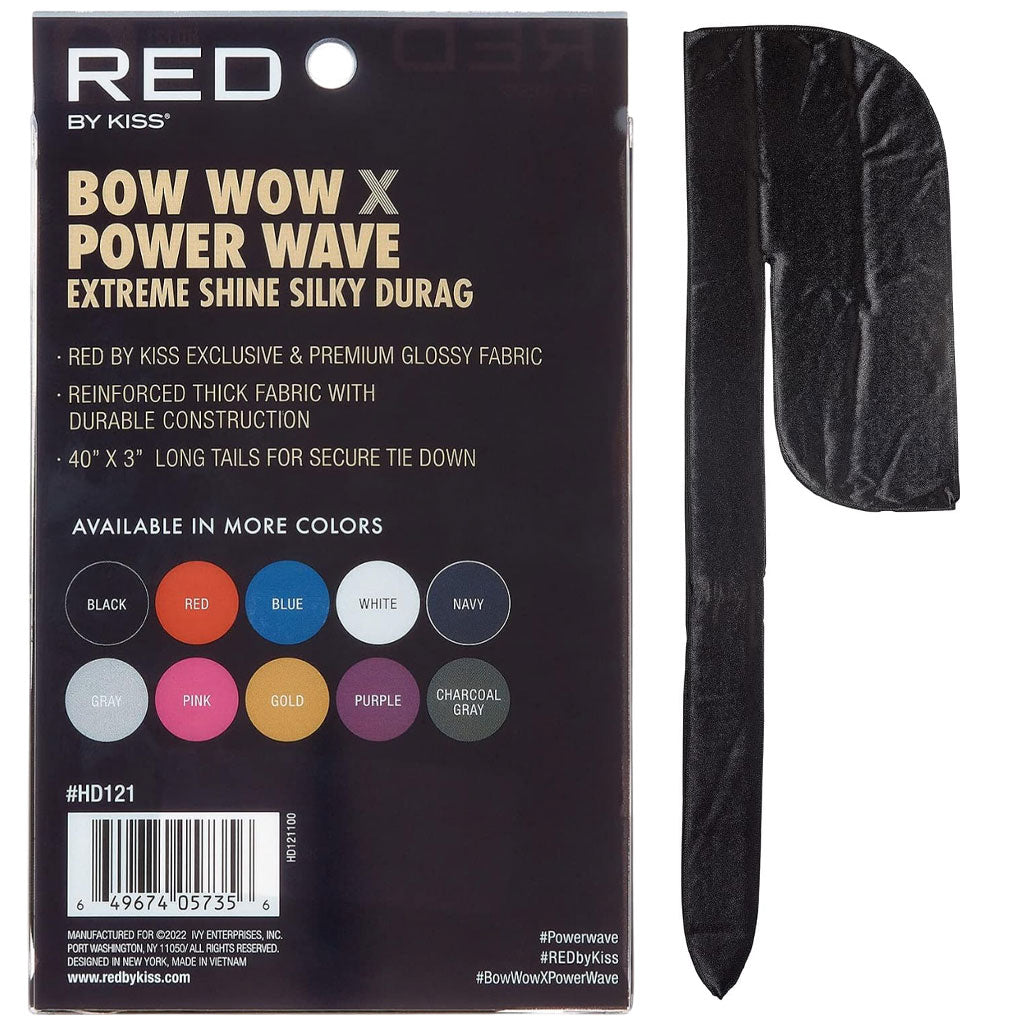 Red By Kiss  Bow Wow X Power Wave Extreme Shine Silky Durag HD121