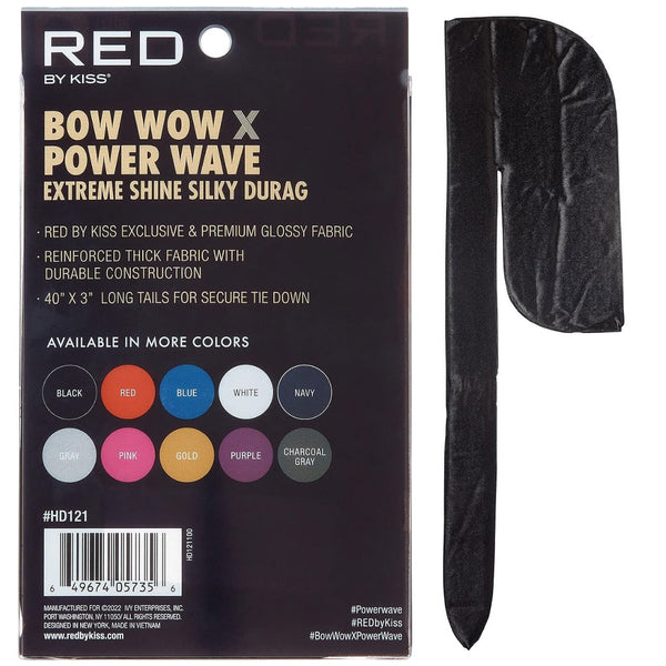 Red By Kiss  Bow Wow X Power Wave Extreme Shine Silky Durag HD121