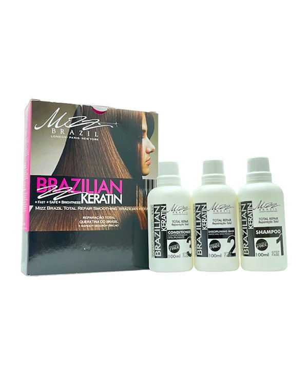 Mizz Brazil | Anti Frizz Shampoo, Conditioner And Hydrating Hair Mask Full Range