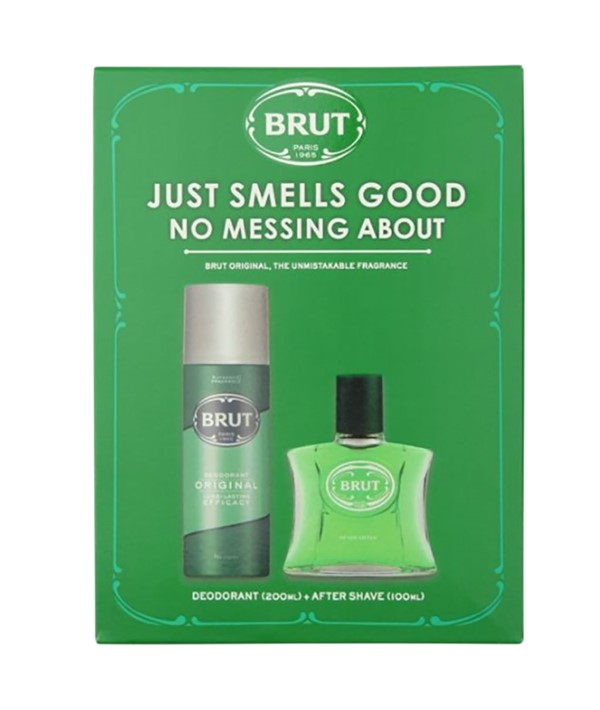 Brut  Just Smells Good No Messing About Gift Set