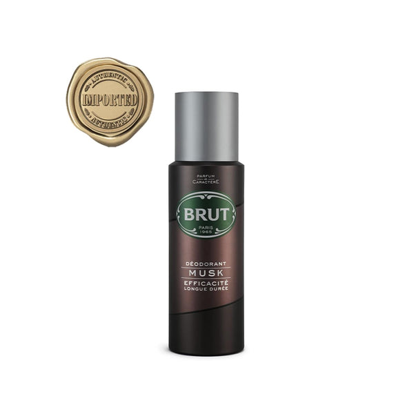Brut Musk Deodorant Spray 200ml - Afro Hair Boutique