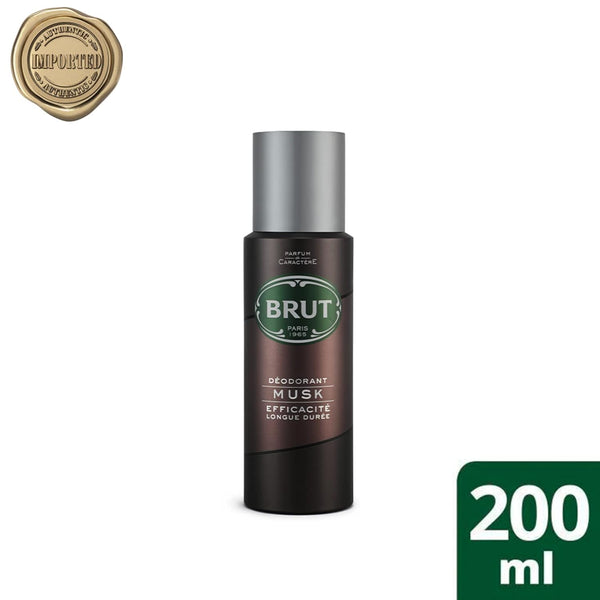 Brut Musk Deodorant Spray 200ml - Afro Hair Boutique