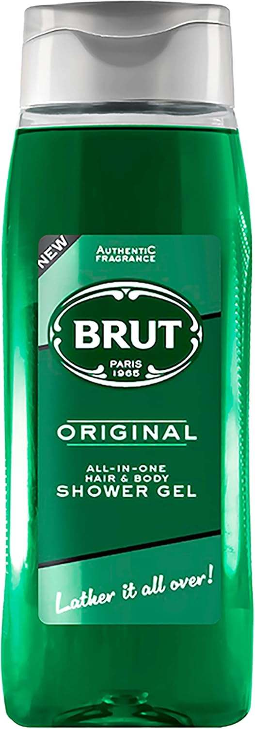 Brut Original All In One Hair And Body Shower Gel 500ml - Afro Hair Boutique