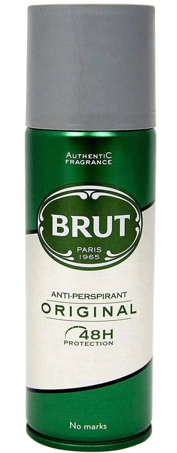 Brut Original Mens Anti-Perspirant 48H Deodorant with Distinctive Fragrance 200ml