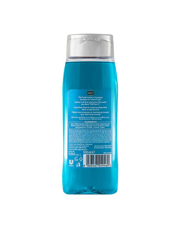 Brut Sport Style All In One Hair And Body Shower Gel 500ml - Afro Hair Boutique