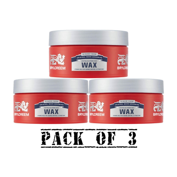 Brylcreem Styling Hair Wax Controlled Strong Hold 75ml - Choose Pack Size - Afro Hair Boutique