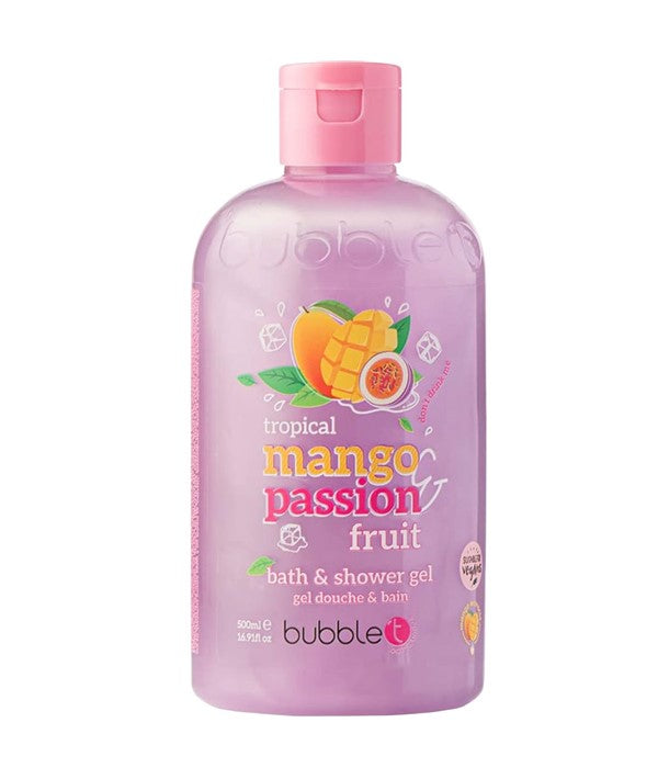 Bubble T Cosmetics Bubble T Tropical Mango Passion Fruit Bath And Shower Gel