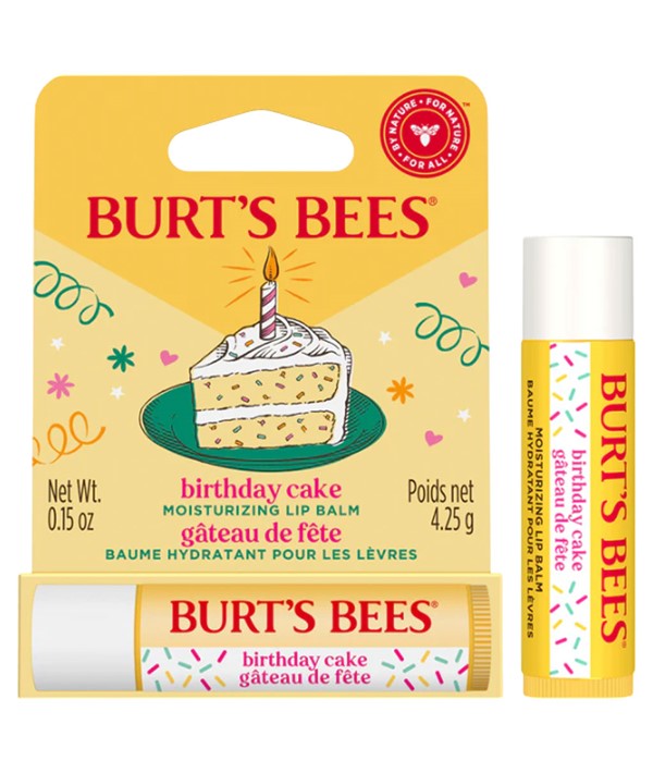 Burts Bees  Birthday Cake Moisturizing Lip Balm